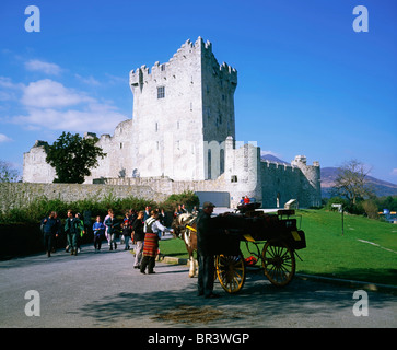 Killarney, Co. Kerry, Irland, Ross Castle Stockfoto