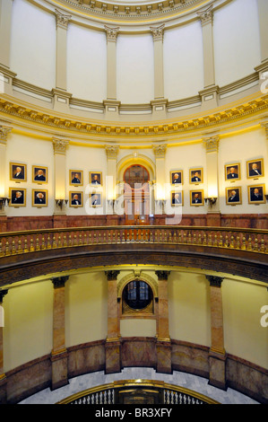 Innere des Denver Colorado State Capitol Building Stockfoto