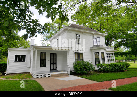 Dwight D Eisenhower Boyhood Home Abilene Kansas Stockfoto