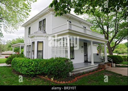 Dwight D Eisenhower Boyhood Home Abilene Kansas Stockfoto