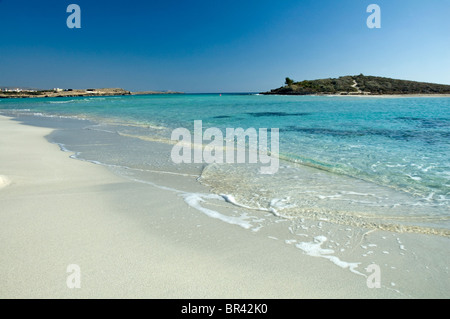 Winter am Strand von Nisi, Ayia Napa, Mittelmeer, Zypern Stockfoto