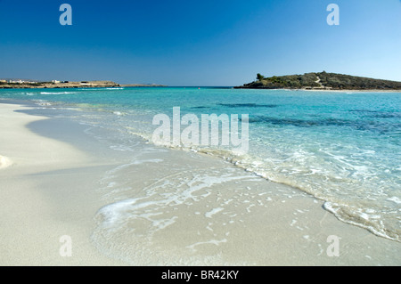 Winter am Strand von Nisi, Ayia Napa, Mittelmeer, Zypern Stockfoto