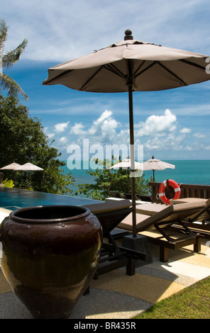 Exklusives Resort am Choeng Mon Bay, Koh Samui, Thailand Stockfoto