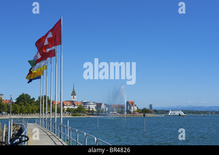 Hafen, Friedrichshafen, Baden-Württemberg, Deutschland, Europa Stockfoto