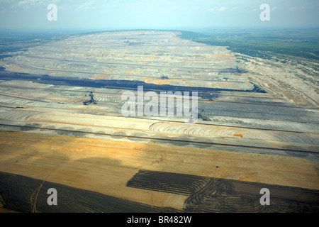 Braunkohle Tagebau Hambach North Rhine-Westphalia, Deutschland Stockfoto