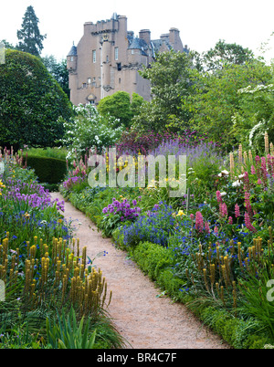 Crathes Castle in Schottland Stockfoto