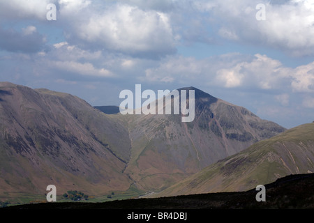 Great Gable Kirk fiel Pass Wasdale Head von illgill Kopf über Wast Water Lake District, Cumbria England Stockfoto