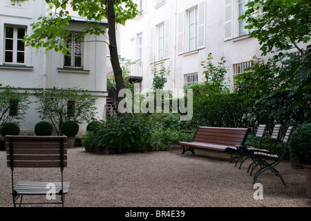 Eugene Delacroix Museum, Garten, St Germain des Prés, Paris, Frankreich Stockfoto