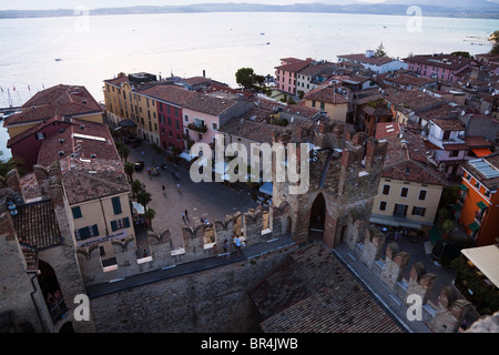 Sirmione, Scaligera Burg, Gardasee, Italien Stockfoto