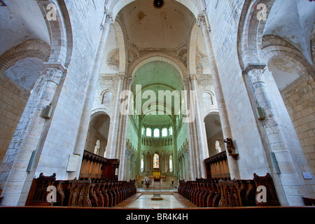 Europa, Frankreich, Saint-Benoit-Sur-Loire, Loiret (45) der Abtei Stockfoto