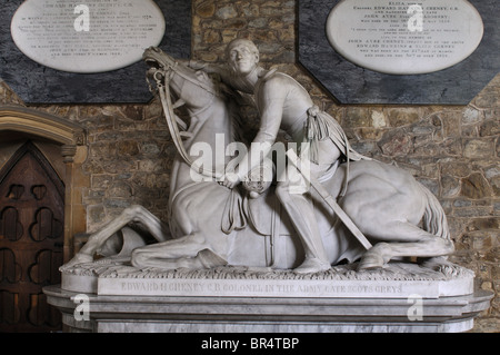 Edward H. Cheney-Denkmal, St. Lukas Kirche, Gaddesby, Leicestershire, England, UK Stockfoto