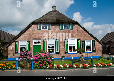 Staphorst Overijssel Niederlande Bauern Dorf calvinistische Kirche Tracht religiöse Stadt Stockfoto