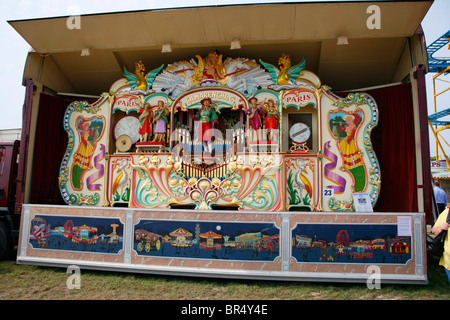 Großer Dorset Steam fair in Tarrant Hinton uk musikalische Orgel Stockfoto