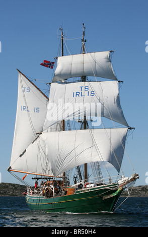 Asgard II, der große Schiffe Rennen 2008, Bergen Stockfoto