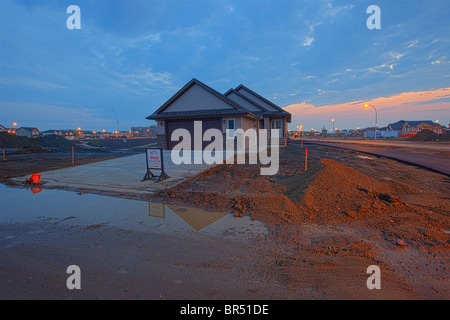 Neue Unterteilung Fort McMurray Alberta Kanada Stockfoto