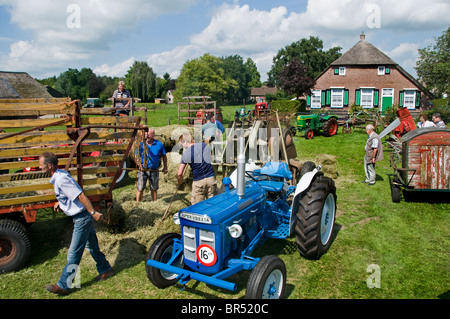 Staphorst Overijssel Niederlande Bauern Dorf calvinistische Kirche Tracht religiöse Stadt Stockfoto