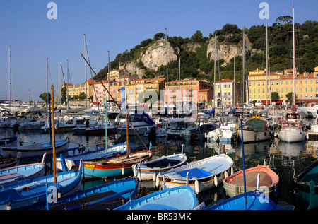 Frankreich, Nizza, Hafen Stockfoto