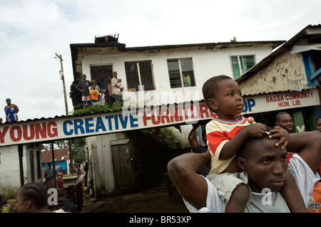 Liberia erholt sich von Jahrzehnten des Bürgerkriegs. Stockfoto