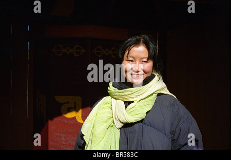 Einer schönen Frau in Mongolei Ulan Bator Oulan Bator Stockfoto