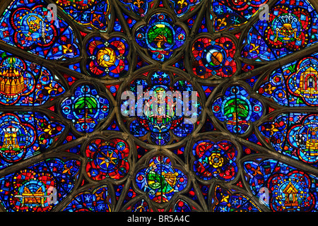 Kathedrale Notre-Dame de Reims, Frankreich Stockfoto