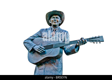 Hank Williams, Country-Legende, Denkmal (von Doug und Sandra McDonald), Montgomery, Alabama, USA Stockfoto