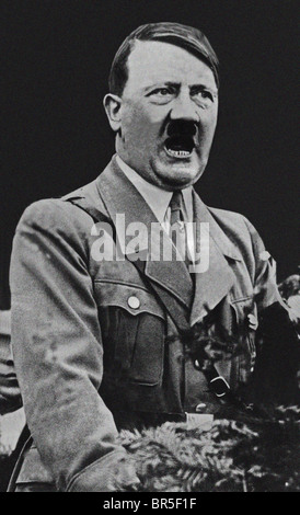 Adolf Hitler, militärischer und politischer Führer von Deutschland 1933-1945, ins Leben gerufen Weltkrieg zwei Stockfoto