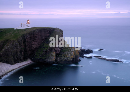 Stoer Head-Leuchtturm (in der Nähe von Lochinver), Sutherland, Nordwest-Schottland Stockfoto