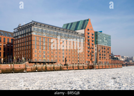 Das Stadtlagerhaus Lagerung Haus am Hamburger Hafen, St. Pauli Fischmarkt, Hamburg, Deutschland, Europa Stockfoto