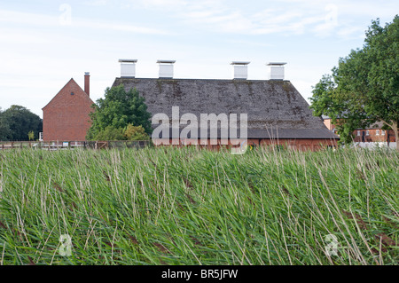 Snape Maltings Konzertsaal, Suffolk, UK. Stockfoto