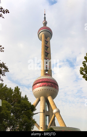 Oriental Pearl TV Tower, Pudong, Shanghai, China Stockfoto