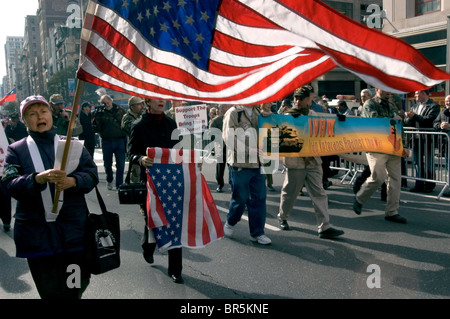 Veterans Day Protest gegen den Krieg im Irak Stockfoto