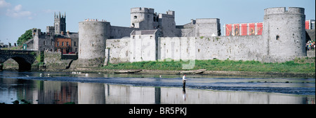 Limerick City, Co Limerick, Irland, König-Johann Schloss Stockfoto