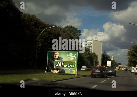 Letzte Woche Wahlkampf Deutschlands Stockfoto