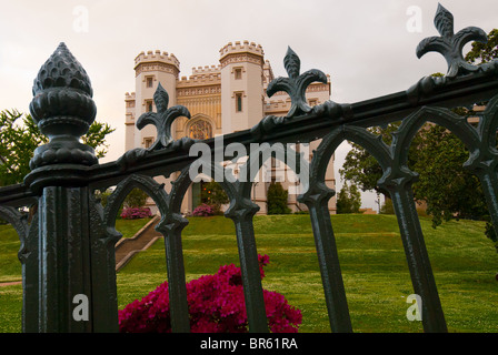 Louisianas Old State Capitol erbaut 1847, jetzt Museum der politischen Geschichte in Baton Rouge, Louisiana, USA Stockfoto