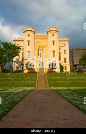 Louisianas Old State Capitol erbaut 1847, jetzt Museum der politischen Geschichte, Baton Rouge, Louisiana, USA Stockfoto