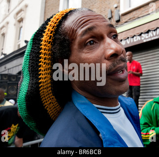 Notting Hill West Indian Karneval in den Straßen von West-London. Stockfoto