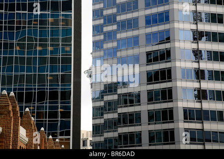 Gläserne hoch steigt in Auckland New Zealand. Stockfoto