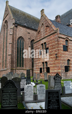 Workum Friesland Holland Sint Gertrudiskerk Kirche 15e-16e Jahrhundert Stockfoto