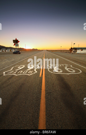 Die alte Route 66, Kalifornien, USA Stockfoto