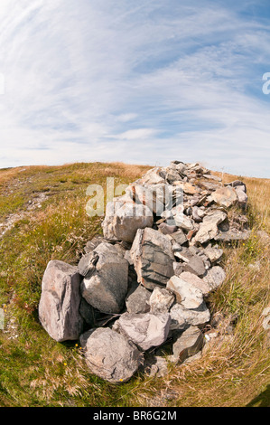 Historischen Steinmauern, Roste Cove Rock Wände National Historic Site, Roste Cove, Newfoundland, Kanada; der 1700er-1900 gebaut Stockfoto