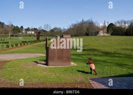 Museum des spanischen baskischen Bildhauers Eduardo Chillida in Hernani (San Sebastian) Stockfoto