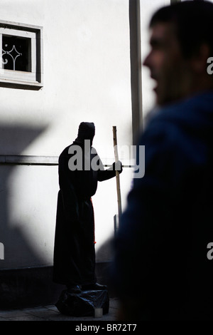 Straßenkünstler in der Altstadt von Warschau. Stockfoto