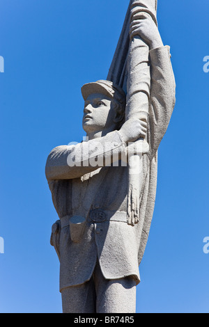 Denkmal für die 132 Pennsylvania Freiwilligen Infanterie, Hohlweg, Antietam Bürgerkrieg Schlachtfeld, Virginia, USA Stockfoto