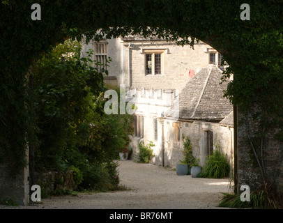 Asthall Manor ehemalige Haus von Deborah Mitford, in der Nähe von swinbrook, cotsowlds, Oxfordshire, England Stockfoto