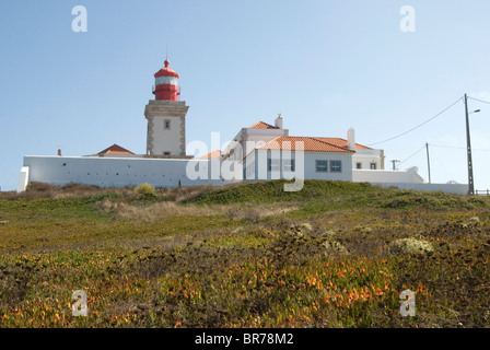 Cabo da Roca Kap, Portugal. Der Leuchtturm. Stockfoto