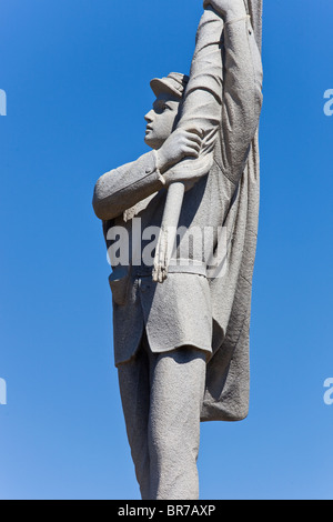 Denkmal für die 132 Pennsylvania Freiwilligen Infanterie, Hohlweg, Antietam Bürgerkrieg Schlachtfeld, Virginia, USA Stockfoto