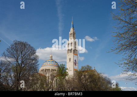 Basilica des nationalen Schreins der Unbefleckten Empfängnis, Washington, DC Stockfoto