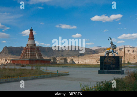 Die alten tibetischen buddhistischen Rinchen Zangpo chorten Stockfoto