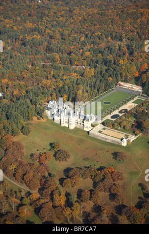 Luftaufnahme des Biltmore House in Asheville NC Stockfoto