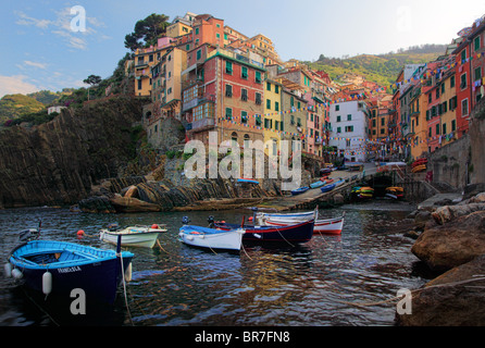 Stadt von Rio Maggiore in Italien Cinque Terre Nationalpark Stockfoto